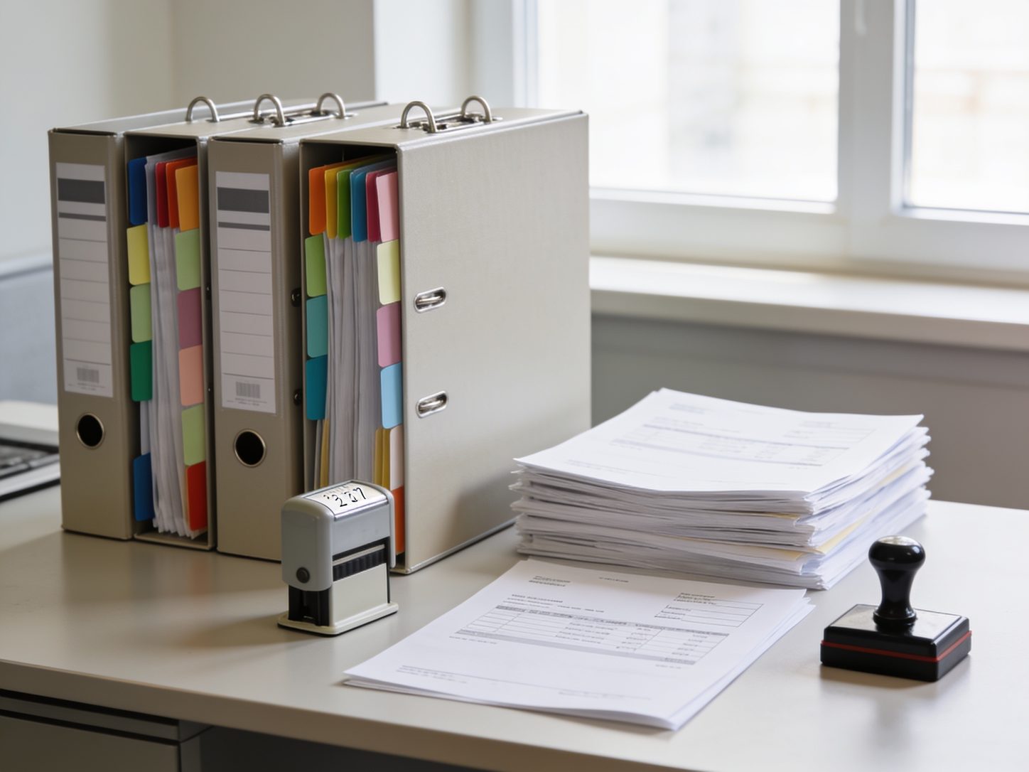 Complete document pack of invoices and export evidence for a UAE VAT refund claim
