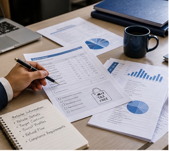 Generated E-Planet Registration (Tax Free) Support in UAE visual for review retailer eligibility indicators with UAE business documents and compliance planning