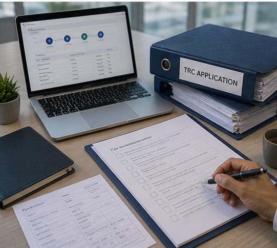 Generated Tax Residency Certificate Support in Dubai, UAE visual for prepare portal-ready documents with UAE business documents and compliance planning