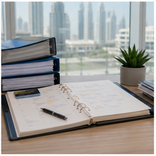 Generated VAT Consultant in Dubai, UAE visual for plan ongoing vat compliance with UAE business documents and compliance planning