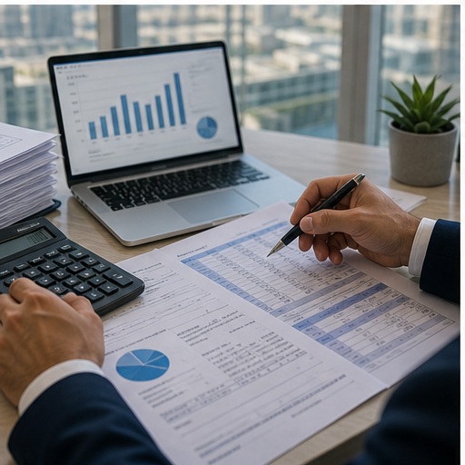 Generated VAT Return Filing in Dubai, UAE visual for prepare filing figures with UAE business documents and compliance planning